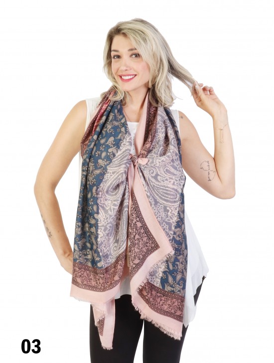 Paisley Print Fashion Scarf